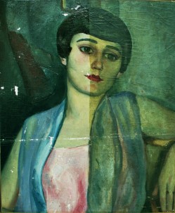 Unbekannter Knstler, um 1920 Portrait
